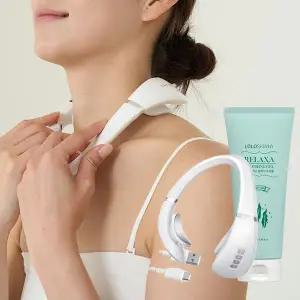 로로스키니 숄더릴렉사 EMS 어깨 승모근 릴렉스 온열 마사지기 스트레칭 안마기