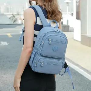 포켓많은 미니배낭 키플링소재 안전잠금 여성백팩 정장가방