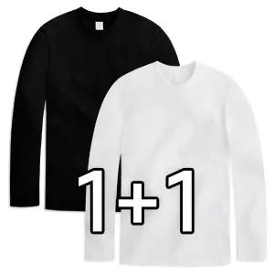 [엠엔씨][MNC] 1+1 남녀공용 기본무지 17수긴팔티 (MDLT859TS)