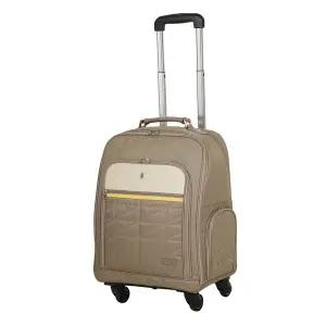 [팬텀]여성 퀼팅 배색 트롤리 보스턴백 BR_US