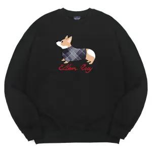 엘런아시 웰시코기 오버핏 맨투맨