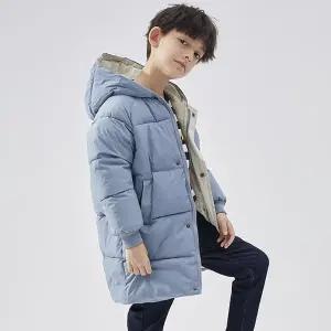 키즈 롱패딩 남아 여아 점퍼 주니어 데일리 베이직 롱 패딩