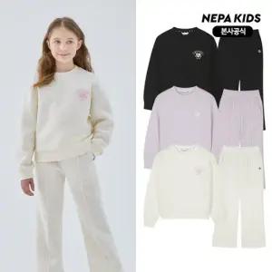 [네파키즈/택가109,000] KL85952 여아 크롭 기모세트 본사직영