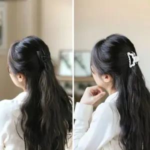 소형 헤어핀 반묶음 집게핀 2p세트 올림머리집게핀