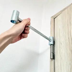 경첩렌치 힌지 렌치 이지경첩 조절 방문 도어 간격 정밀 조정 양단 스패너 문 틈새 수리