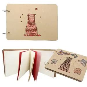 [하프클럽/]문화재 나무표지 링 북아트_색지포함 4EA