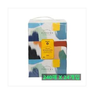 노브랜드 미용티슈 240매 6입 x 4개입(1박스 총 24개)