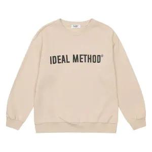 [에꼴리에] 남아 기모 레터링 맨투맨 티셔츠 21D0703_BE [P003712007]