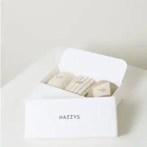 [NS홈쇼핑][헤지스ACC] HISS5F304IV 아이보리 패턴 면혼방 중목양말3종세트[35504878]