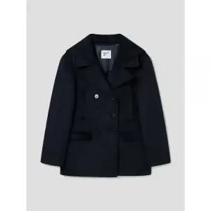 [국내정품] 에잇세컨즈 더블코트 피코트 니트카라 네이비 230751