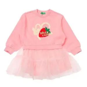 [대구백화점] [베네통키즈]딸기포인트 레이어드샤 원피스(QAOP17561)