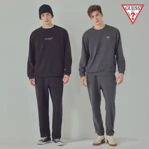 게스 언더웨어 시그니처 남성 기모 이지셋업 4종