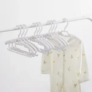 코멧 길이조절 키즈 옷걸이 화이트 10개
