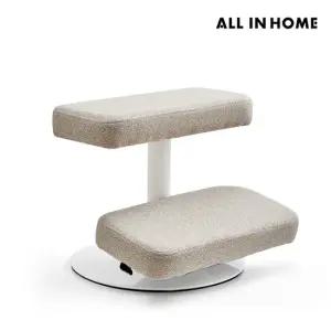 올인홈 책상 발받침대 발판 사무실 컴퓨터 2단 쿠션 발받침 다리받침대 풋레스트 타워형 오트밀
