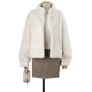 [하프클럽/]하인 밍크퍼 숏자켓