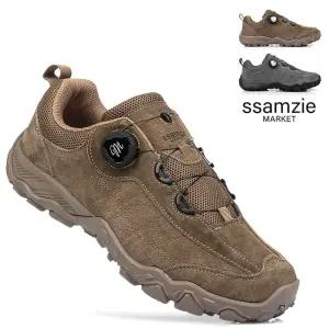 쌈지 남성 천연가죽 보아다이얼 등산화 트레킹화 미끄럼방지 쿠션 운동화 아웃도어 신발