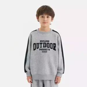 [아웃도어 프로덕트 키즈]바시티 레터링 기모 맨투맨 (멜란지) OD254IMM04_MLG