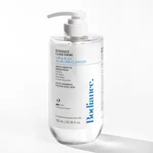바디언스 클리어스윔 수영장 올인원 염소제거 약산성 대용량 원스텝 수영 샴푸 750ml