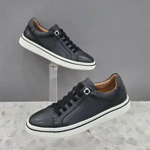 [탠디]남성 클래식 레더 스니커즈 Y2HS50TY07 BLACK 1SA JJ