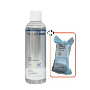 웰라쥬 리얼 히알루로닉 100 토너 300ml(+화장솜 60매)