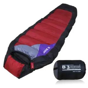 거위털 오리털 야외 침낭 경량 차박 이불 겨울 여름 사계절