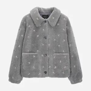 [롯데백화점]써스데이 아일랜드 [여성]플라워자수 블루종 퍼 점퍼(T258MLT342W)