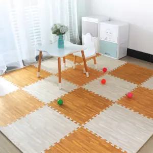 우드패턴 퍼즐 조립매트 30x30cm 16장세트 쿠션 거실 층간소음 소음방지 충격흡수 방수코팅