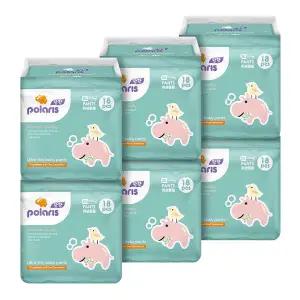 폴라리스 팡팡 울트라씬 팬티형 아기기저귀 3XL 초대형 6팩