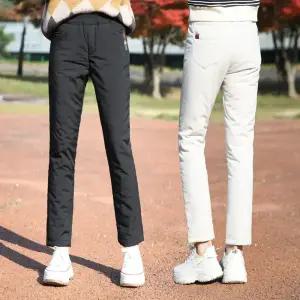 동대문스타일 포켓테이핑 패딩누빔 밴딩 여자 겨울 보온팬츠 방한바지 COW3-12A(패딩)