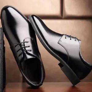 [하프클럽/]검정로퍼구두 30대 정장 구두 면접 남자 광택 신사화 신발 회사