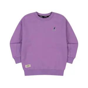 [캉골키즈](김해점)클럽 로고 브러쉬드 스 셔츠 RD 0001 퍼플_ARDCMT00010PU