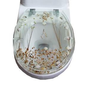 디자인 화장실 변기커버 위생 화이트 뚜껑 O형 교체 극세사 시트 양변기 무소음 욕실