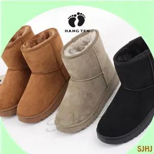 행텐 어 그 미들 컴포트 털 윈터 여성 부츠/ 블랙 베이지 브라운 / 따뜻한 클래식 데일리 슈즈 가성비 방한화