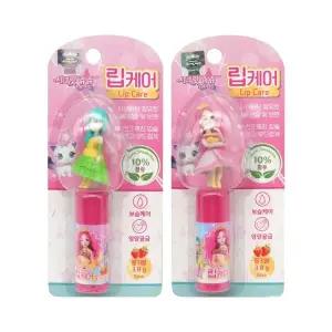 시크릿 립밤 바세린 립케어 3.8g 쥬쥬 랜덤발송 딸기향 어린이립 립스틱 피규어