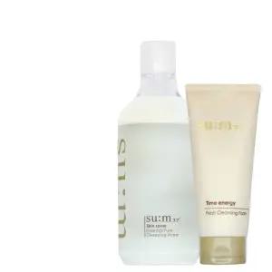 숨37도 스킨 세이버 에센셜 퓨어 클렌징 워터 세트 폼 본품 400ml+클렌징 폼 100ml