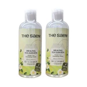 더샘 힐링 티 가든 그린티 클렌징 워터 300mlx2개