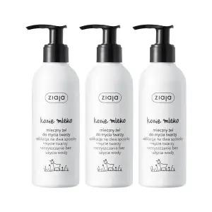 지아자 산양유 클렌징 젤 200ml 3개