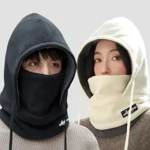 남성 여성 플리스 기모 후드워머 바라클라바 마스크 남자모자 남성모자 후드마스크 라이딩후드