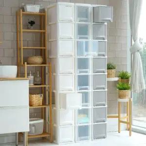 아트박스 보노하우스 모던 슬림 틈새 서랍장 8단 바퀴별매) 수납 정리함