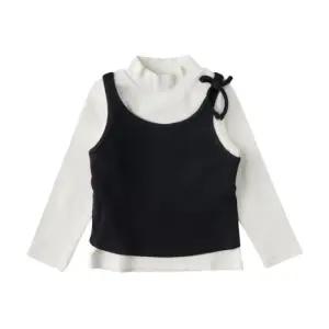 [롯데백화점]리틀그라운드 [리틀그라운드]테일스쿱-레이어드폴라티셔츠(WH)_75-C14-330-02