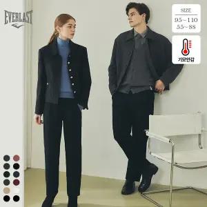 [이삐다](홈쇼핑)에버라스트 겨울 남녀 링클프리 6컬러 12골 기모 코듀로이팬츠 골지바지 루즈핏 허리밴딩