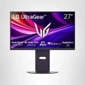 LG 27G850A-B 27 울트라기어 4K UHD(3840 x 2160) IPS 게이밍 모니터 듀얼 모드 240Hz 1ms NVIDIA G-Sync