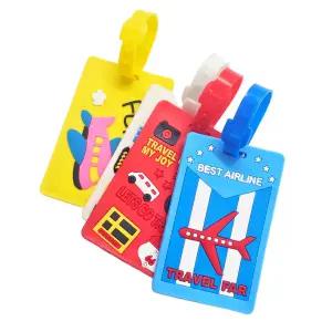 가방 네임태그 세트 실리콘 캐리어 이름표 4종