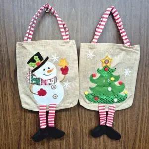 [하프클럽/]크리스마스 입체 데일리 선물 패브릭 클래식 가방 트