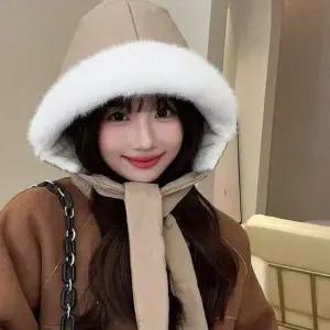 귀도리 겨울 등산 패딩 후드모자 방한모 여성 보온 군밤 스키 바라클라바 워머