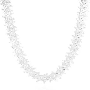 남성 고트 초커 칼라용 HZMAN 청키 투명 아크릴 스파이크 목걸이