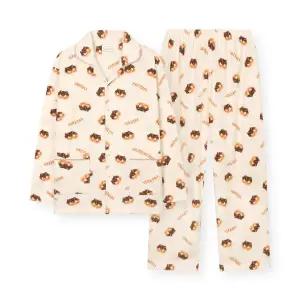 [오르시떼](김해점)남성 G060 뉴욕프레즐 긴소매 파자마 세트