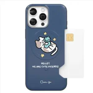 갤럭시 S25 S시리즈 세상 시크한 고양이 맥세이프 카드범퍼케이스 fix