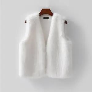 HLMMJ094 빅 사이즈 겨울 페이크 폭스 퍼조끼