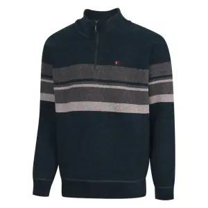 멘즈 따뜻한 보아털안감 매일 입기좋은 반집업 니트 IU-KNK-11-A,B